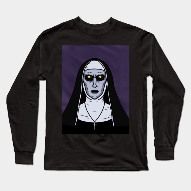 Demon Nun Long Sleeve T-Shirt by FancyKat